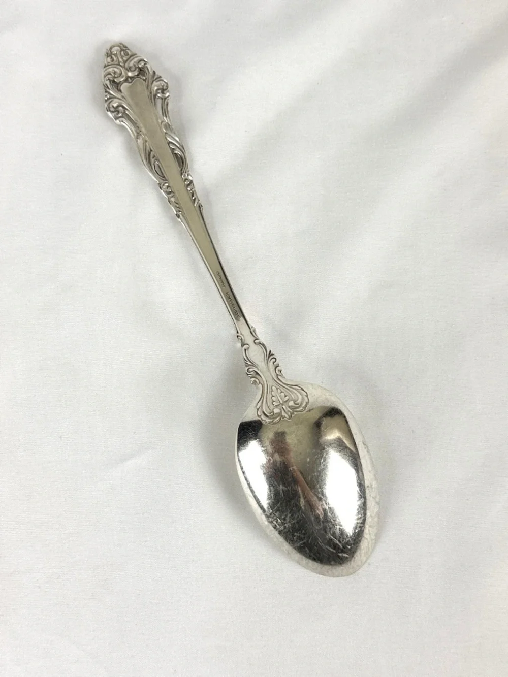 Vtg 1970s Reed and Barton Sterling Silver Grande Renaissance Large Serving Spoon